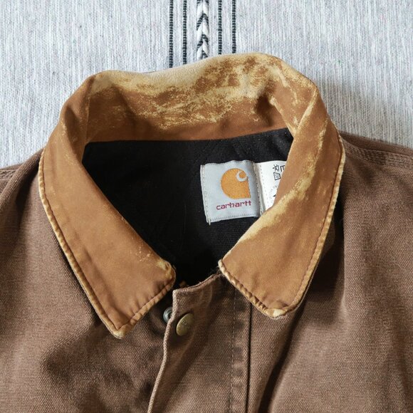 Vintage 90's Carhartt Quilt Lined Barn Jacket | Large - Picture 5 of 10